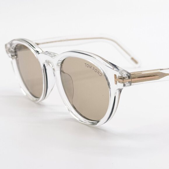 NEW TOM FORD SUNGLASSES TF1123-D 26E TRANSPARENT/BEIGE WOMEN FT1123-D 26E main image 6